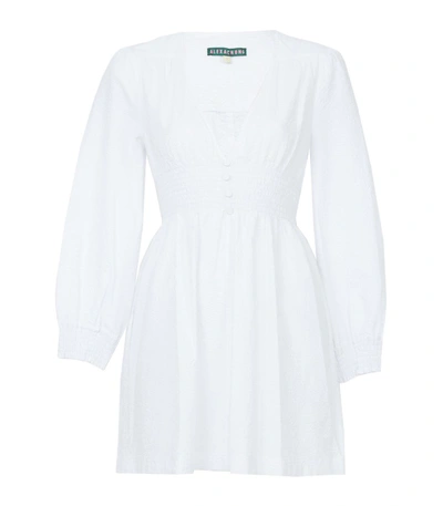 Shop Alexa Chung Smock Dress In White