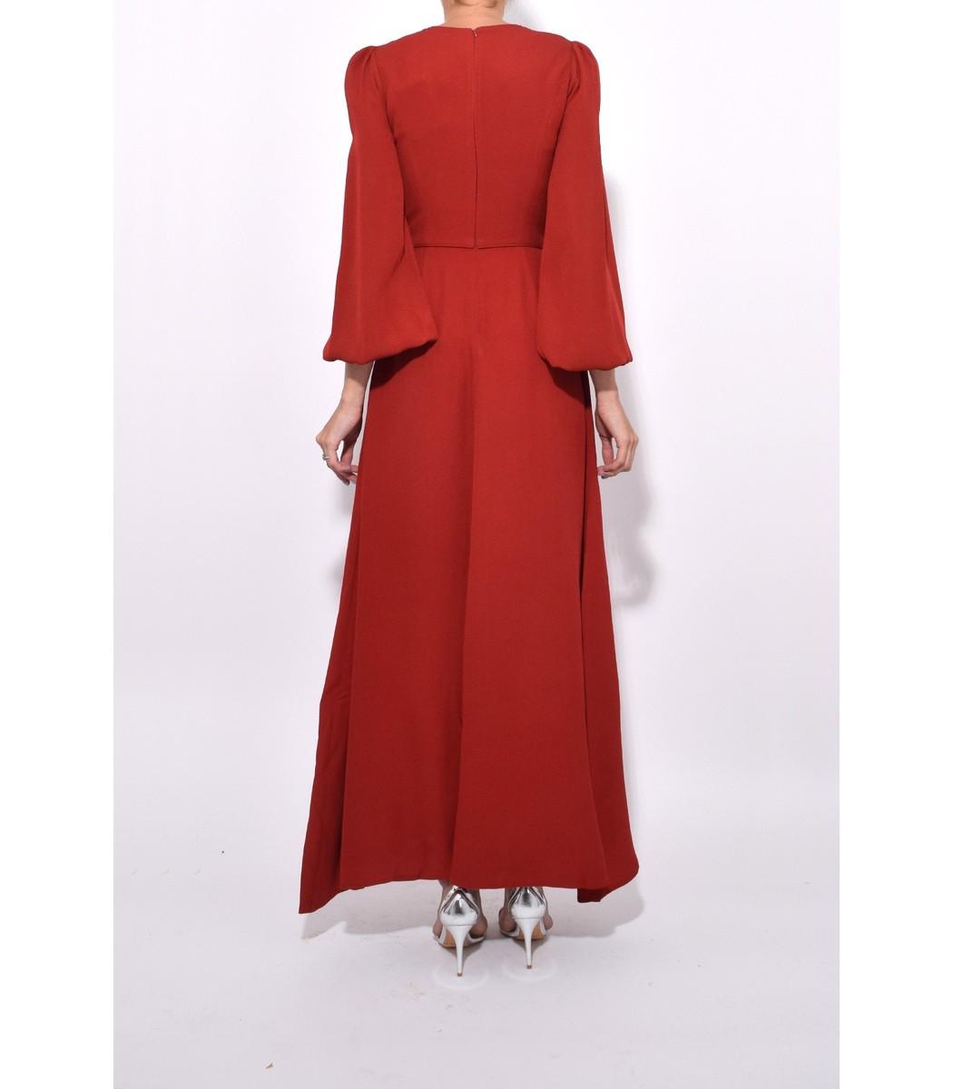 zimmermann blouson sleeve midi dress