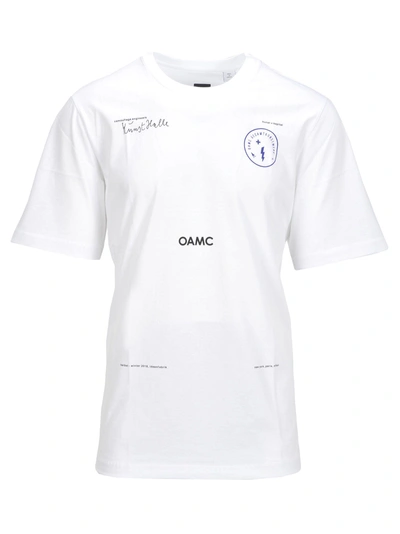 Shop Oamc Kunsthalle Tshirt In White