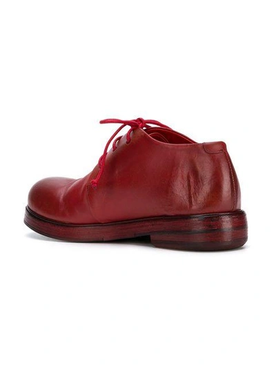 Shop Marsèll Distressed Lace-up Shoes - Red