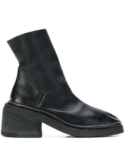 Shop Marsèll Chunky Heel Ankle Boots In Black