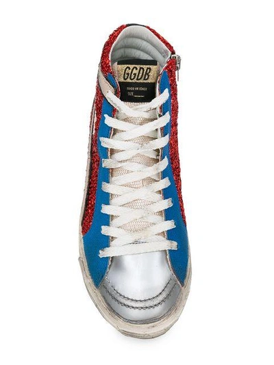 Shop Golden Goose Slide Sneakers In Red