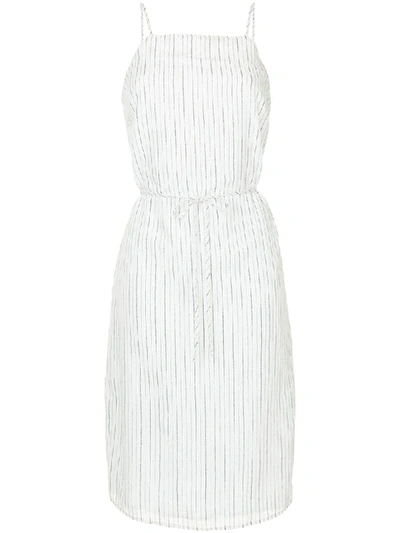Shop Suboo Tulum Striped Dress - White