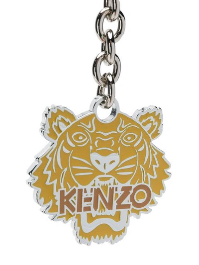 Shop Kenzo Tiger Keyring - Yellow