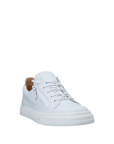 Shop Giuseppe Zanotti Sneakers In White