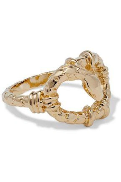 Shop Aurelie Bidermann Aurélie Bidermann Woman Soho Gold-tone Ring Gold