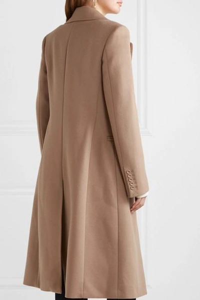 Shop Joseph Marline Wool-blend Coat In Camel
