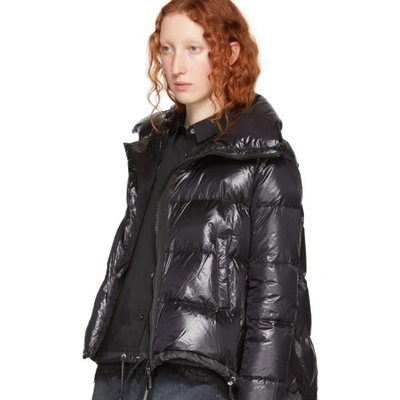 Shop Sacai Black Down Jacket In 001 Black