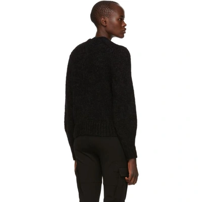 Shop Isabel Marant Black Mohair Ivah Sweater In 01bk Black