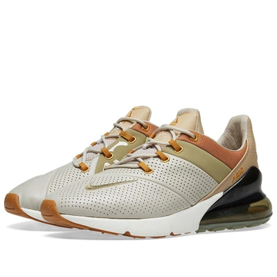 Nike Men's Air Max 270 Premium Leather Lace Up Sneakers In Nude & Neutrals  | ModeSens