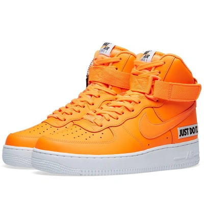 Shop Nike Air Force 1 High Lx W In Orange