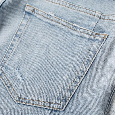 Shop Balmain Skinny Vintage Destroy Jean In Blue