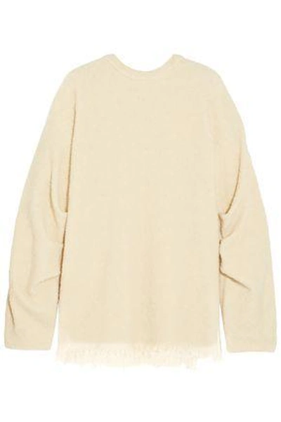 Shop Victoria Beckham Woman Medium Knit Ecru