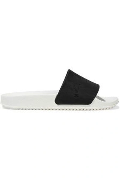 Shop Rick Owens Drkshdw Woman Rubber Slides Black