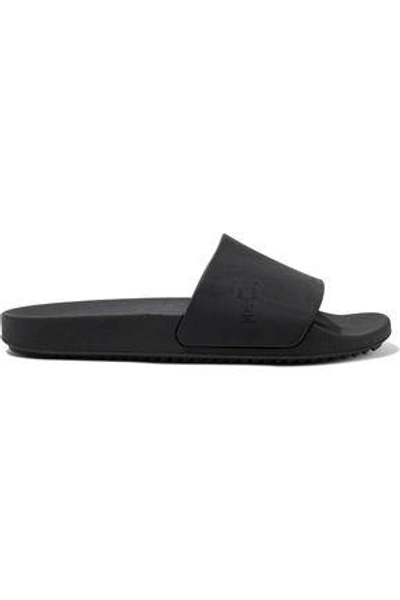 Shop Rick Owens Drkshdw Drkshdw By Rick Owens Woman Rubber Slides Black