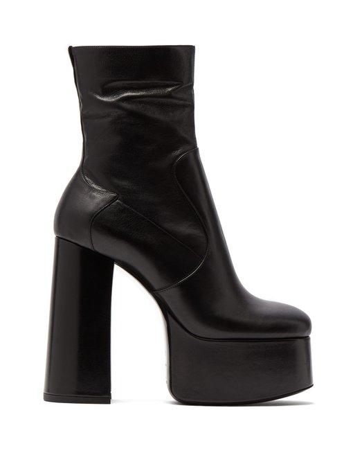billy kangaroo leather platform boot