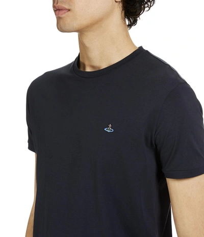 Shop Vivienne Westwood Peru T-shirt Navy Blue