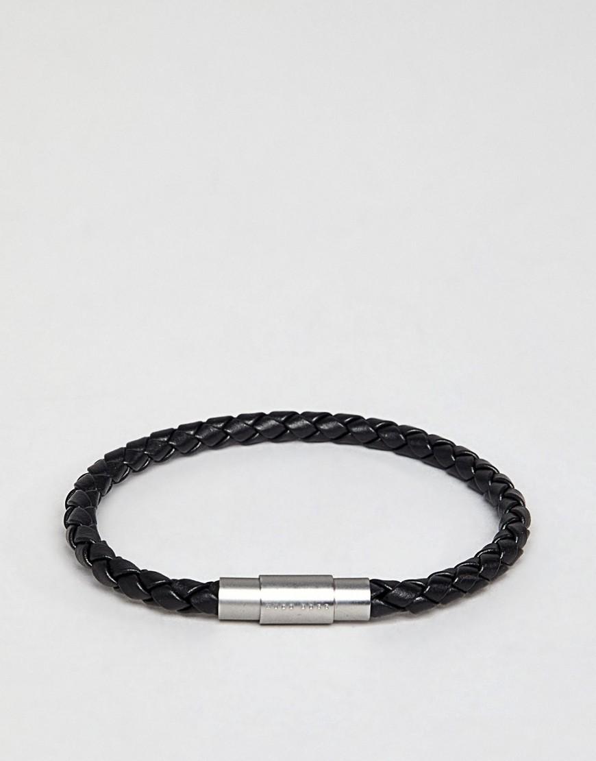 hugo boss leather bracelet