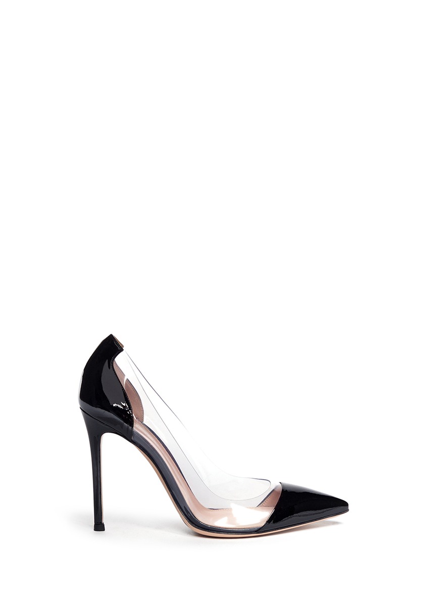 black patent clear court