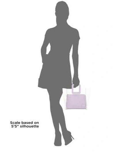 Shop Staud Mini Shirley Bag In Lavender