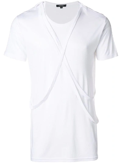 Shop Unconditional Cross Strap T-shirt - White