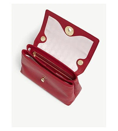 Ted Baker Sorikai Leather Cross-body Bag In Red | ModeSens