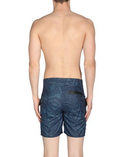 Shop Outerknown Swim Shorts In Blue