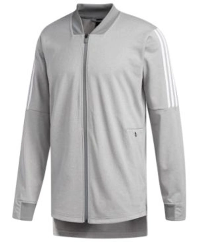 Shop Adidas Originals Adidas Men's Sport Id Bomber Track Jacket In Grey
