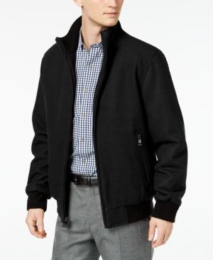 calvin klein wool bomber jacket