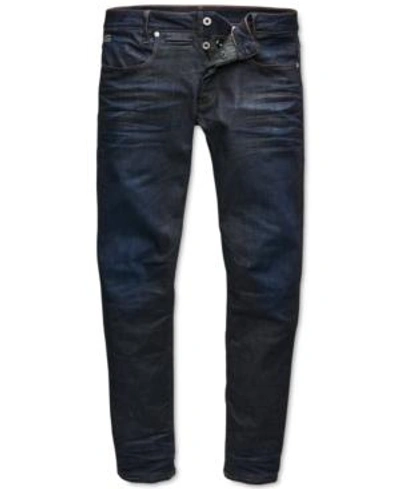 G-star Raw D-staq 5-pocket Visor R Stretch Slim Jeans In Dark Aged