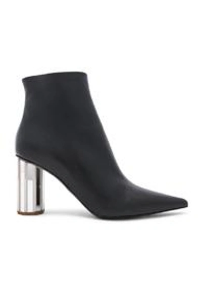 Shop Proenza Schouler Mirror Heel Ankle Boots In Black In Black & Silver