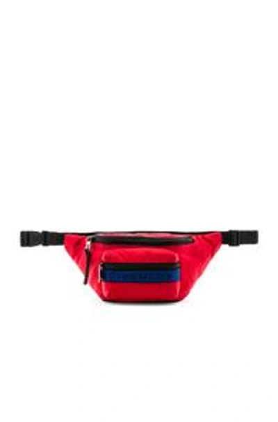 Shop Givenchy Logo Bum Bag In Red