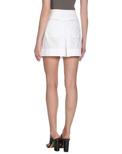 Shop Alexander Wang Mini Skirt In White