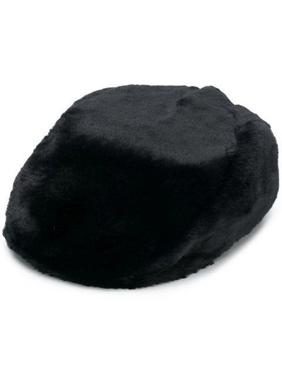 Shop Dsquared2 Icon Driver Pelliccia Eco Hat In Black