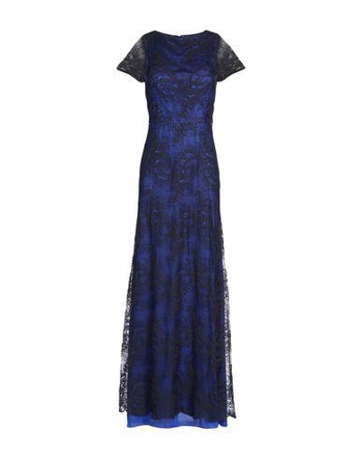 Shop Catherine Deane Long Dress In Dark Blue
