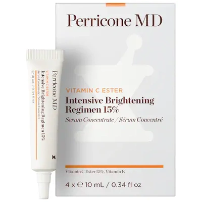 Shop Perricone Md Vitamin C Ester 15% Intensive Brightening Regimen 4 X 0.34 oz/ 10 ml