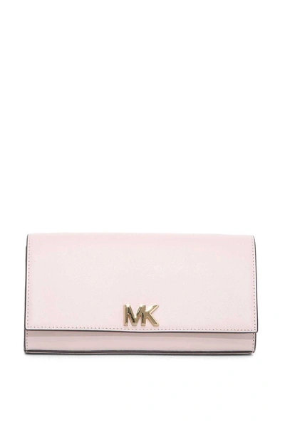 Shop Michael Michael Kors Mott Clutch In Basic