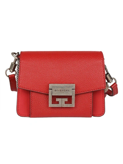Shop Givenchy Mini Shoulder Bag In Bright Red