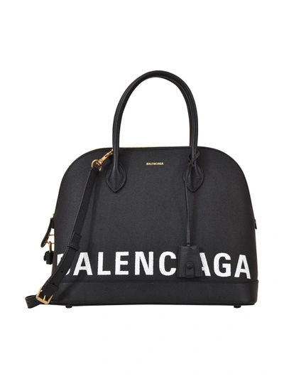 Shop Balenciaga Black M Ville Handbag