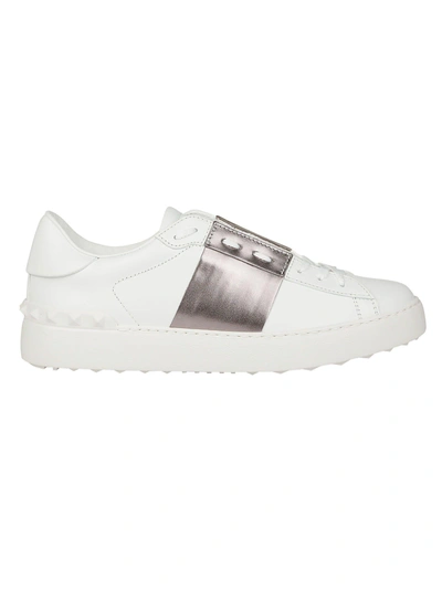 Shop Valentino Valentno Garavani Sneakers In Bianco-pastel Grey