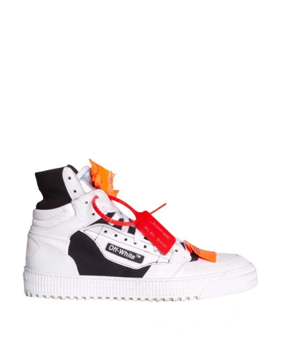 Shop Off-white Off Court White And Black Sneakers In Bianco