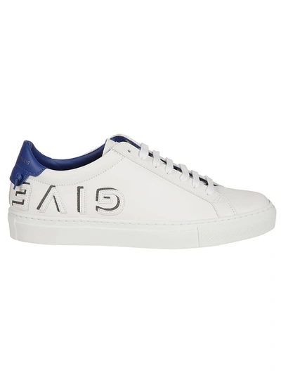 Shop Givenchy Urban Street Sneakers In White/electric Blu