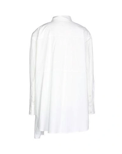Shop Mcq By Alexander Mcqueen Solid Color Shirts & Blouses In White