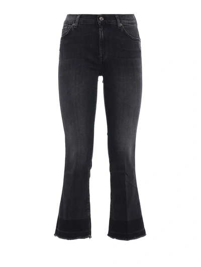 Shop 7 For All Mankind Cropped Bootcut Jeans In Vibe