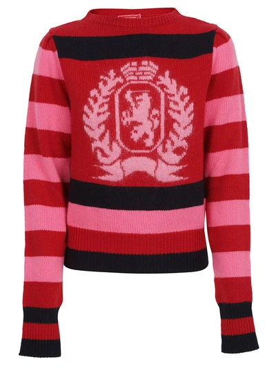 Shop Tommy Hilfiger Knitwear In Azalea Pink/multi