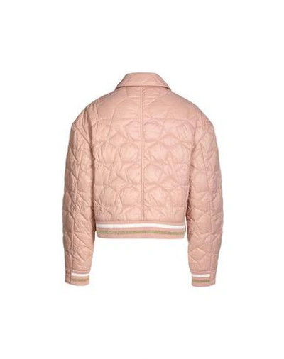 Shop Stella Mccartney Full-length Jacket In Light Pink