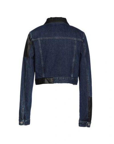 Shop Mcq By Alexander Mcqueen Denim Jacket In Blue