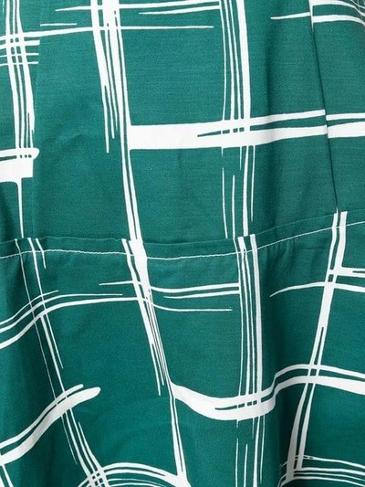 Shop Marni Kariertes Kleid In Green
