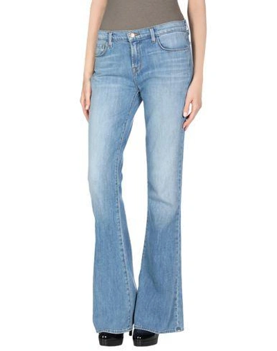 Shop J Brand Denim Pants In Blue