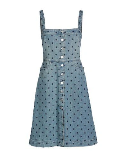Shop Stella Mccartney Denim Dress In Blue